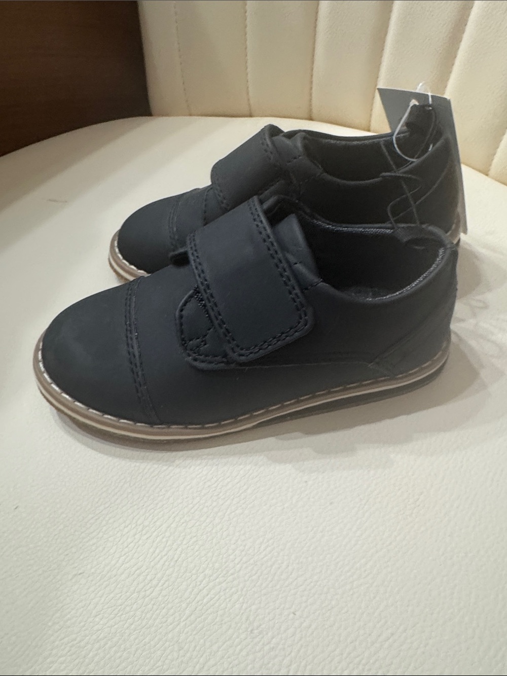 Target Kids Black Velcro Dress Shoes